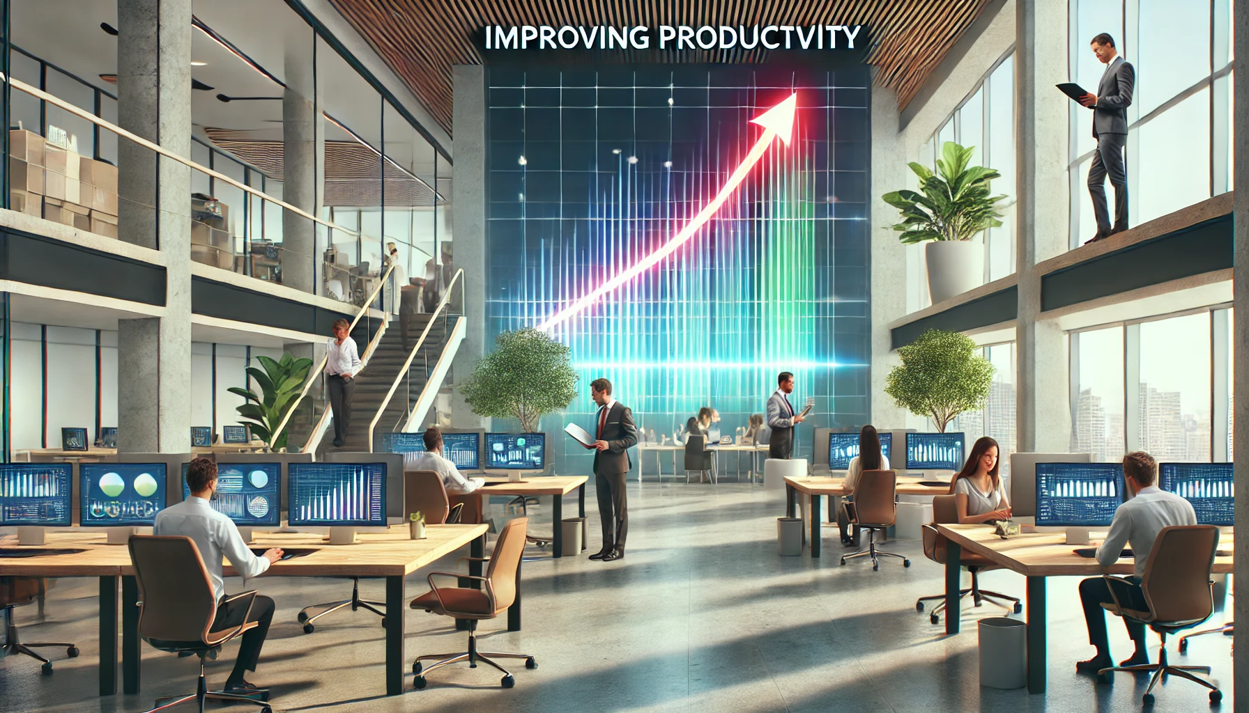 Productive professional office environment
